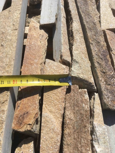 Горбушка златолит золотистый для облицовки купить в Златоусте