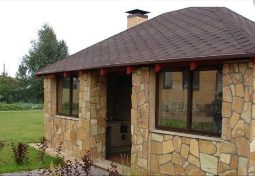 Плитняк златолит жёлтый для фасада 1,5-3 см купить в Златоусте