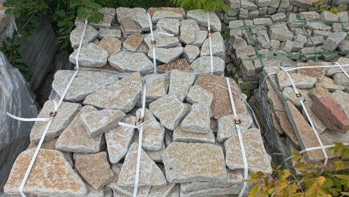 Гранитный плитняк галтованный для парковки купить в Златоусте