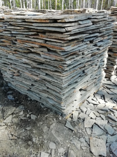 Плитняк златолит Уральский для цоколя, отмостки купить в Златоусте